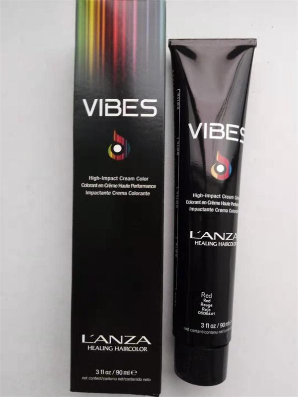 L ANZA琅泽Vibes滋彩双效染发膏红色90ml/盒